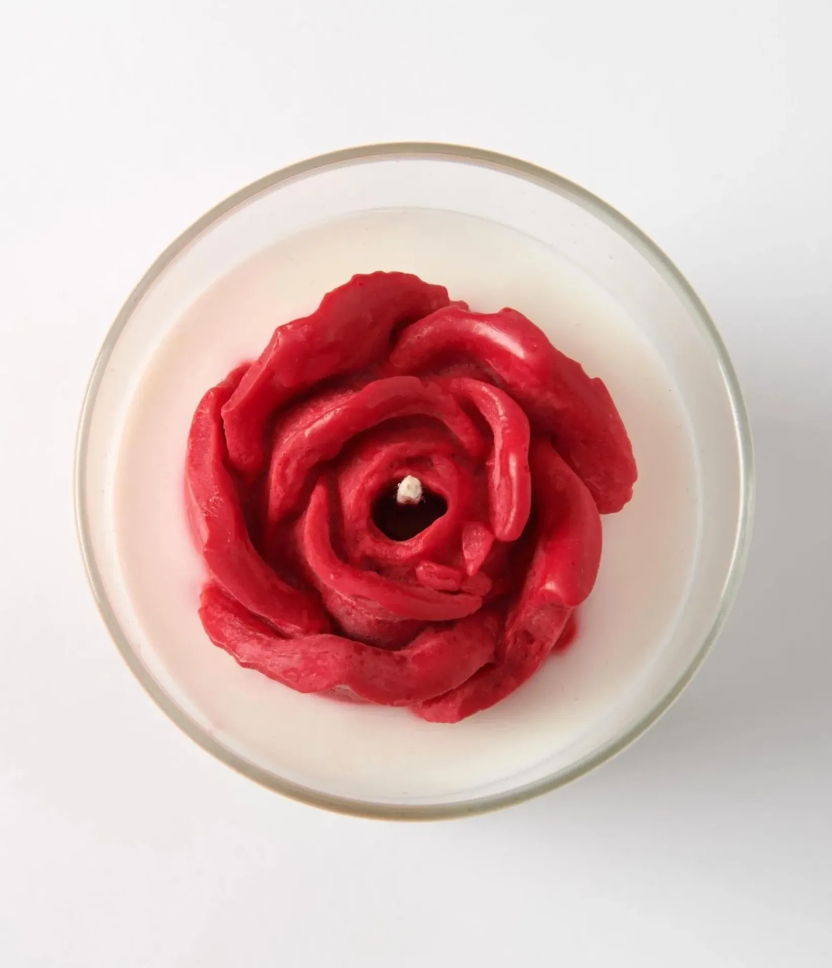Unique Vintage All Things Red|Gifts For The Home>A Single Red Rose Candle