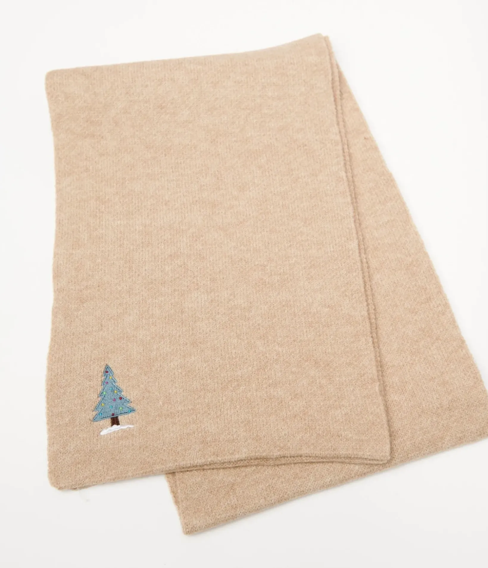 Unique Vintage Gloves & Scarves>Banned Cream Snow Season Knitted Scarf