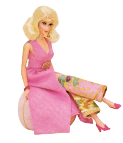 Unique Vintage Blouses|Blouses>Barbie x Plus Size 1970s Pink Evening In House Coat