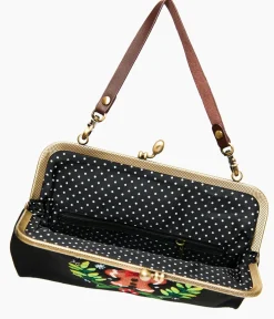 Unique Vintage All Things Black>Black Gingerbread Man Handbag