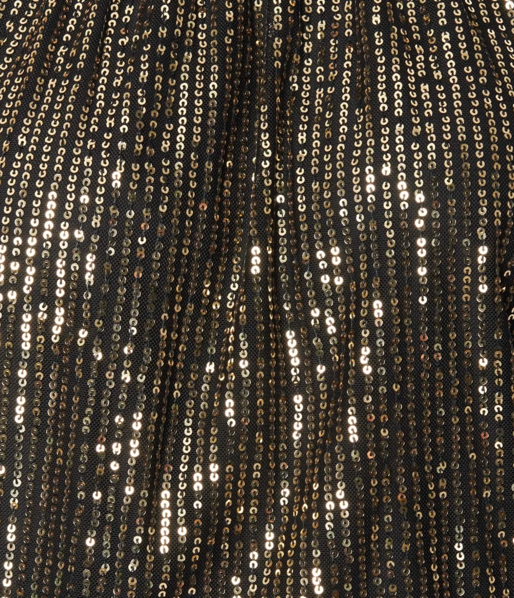 Unique Vintage Work Wear>Black & Gold Sequin Shimmer Blouse
