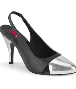 Unique Vintage Special Occasion|Heels>Black Heel Sling Back Pump
