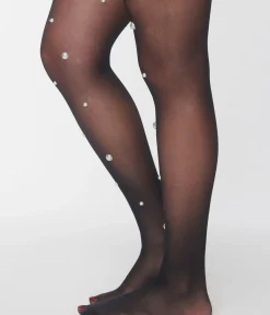 Unique Vintage Special Occasion|Wedding Accessories>Black Pearl Tights