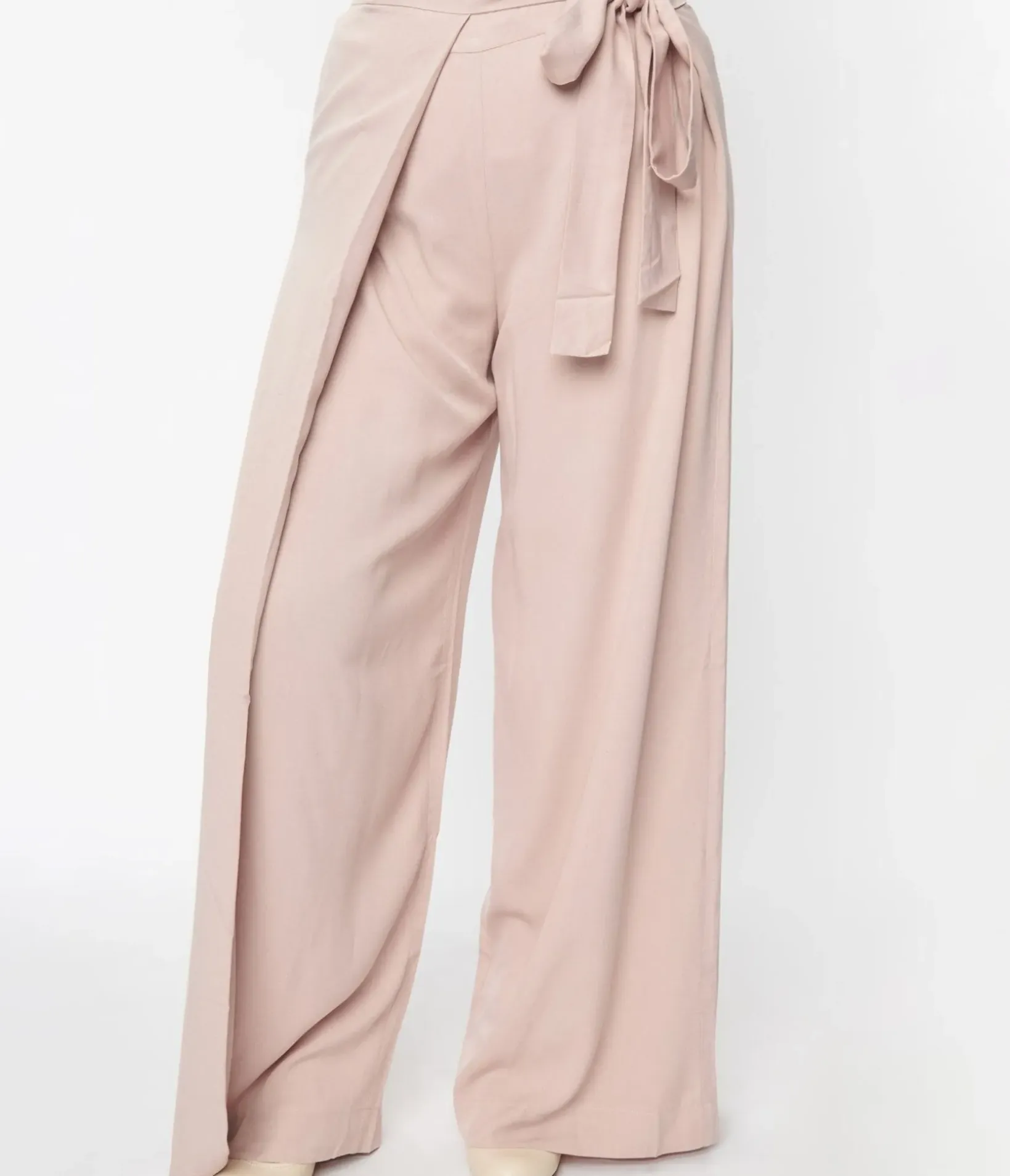 Unique Vintage Pants|Work Wear>Blush Pink Harem Palazzo Pants