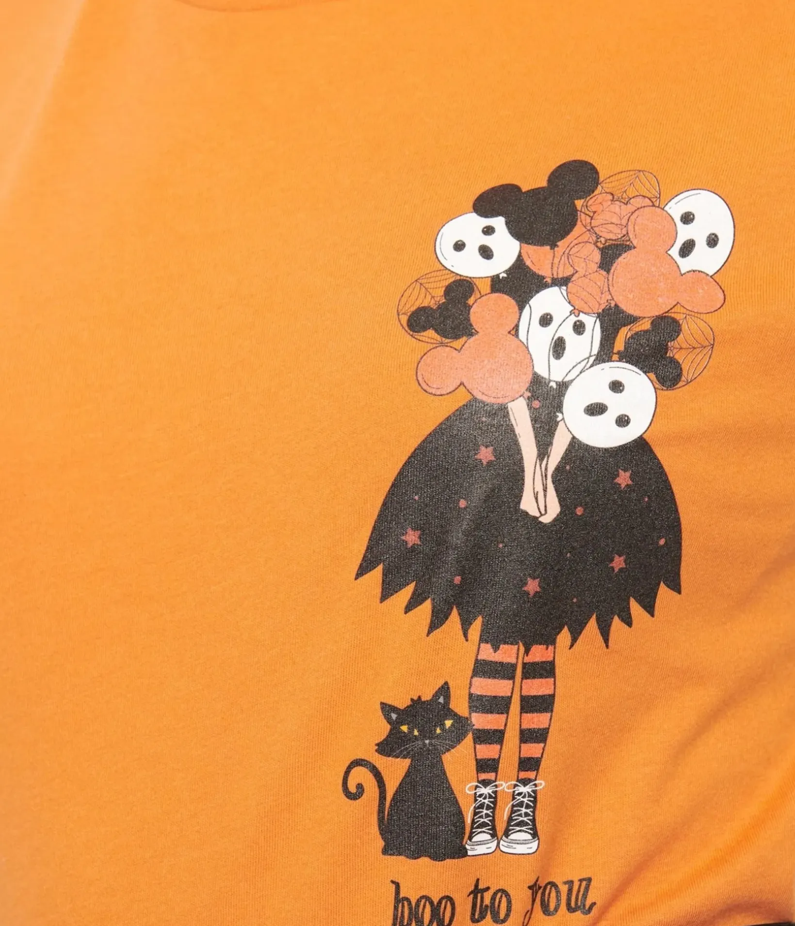 Unique Vintage Graphic Tees|Halloween>Boo To You Fitted Graphic Tee