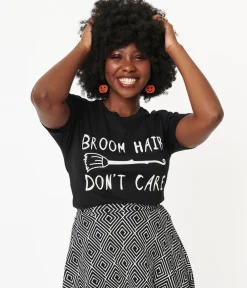 Unique Vintage Graphic Tees|All Things Black>Broom Hair Unisex Graphic Tee