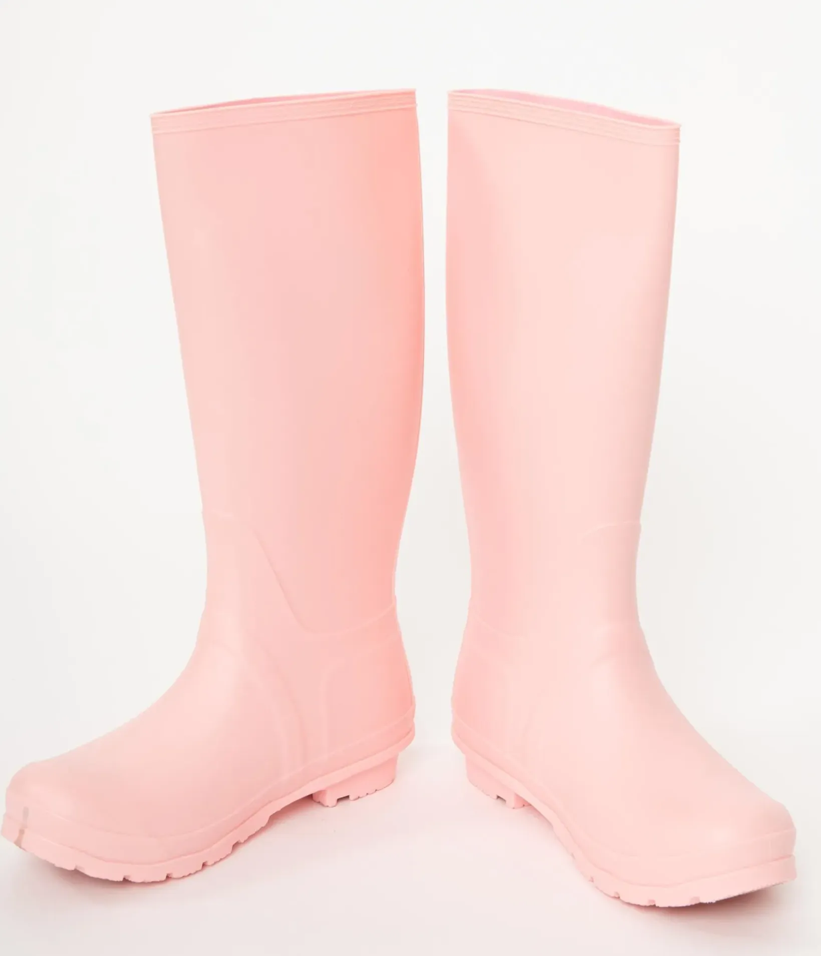 Unique Vintage Boots|Flats>Candy Floss Pink Rubber Rain Boots
