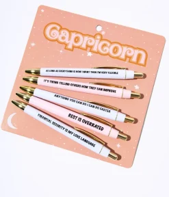 Unique Vintage Gift Under $20>Capricorn Pen Set