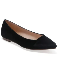 Unique Vintage Flats>Chelsea Crew Black Velvet Pammy Flats