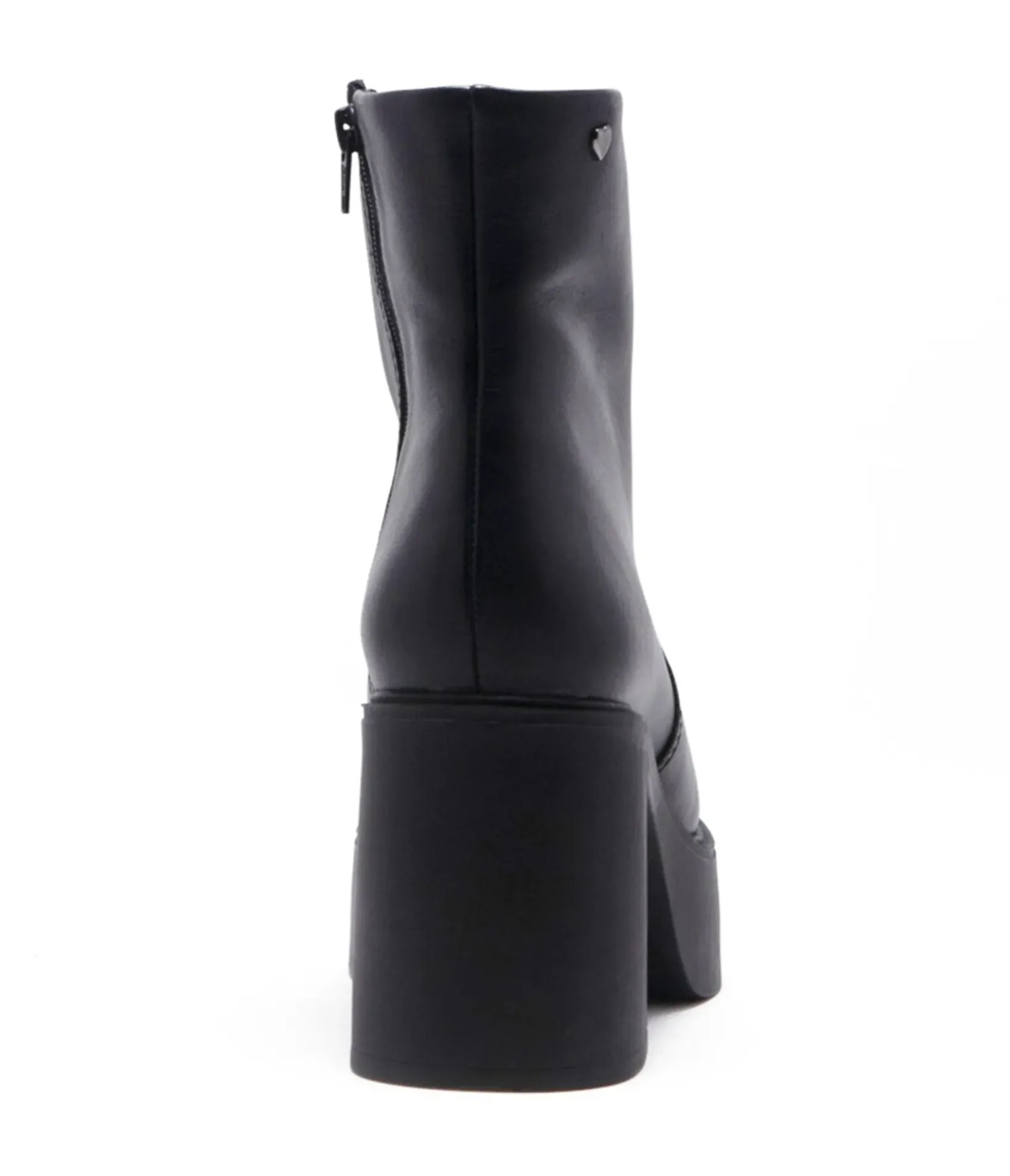 Unique Vintage Boots>Chelsea Crew 1970s Black Leather Platform Vanson Boots