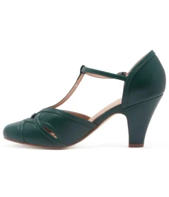 Unique Vintage Heels|T-Straps><noscript><img width=