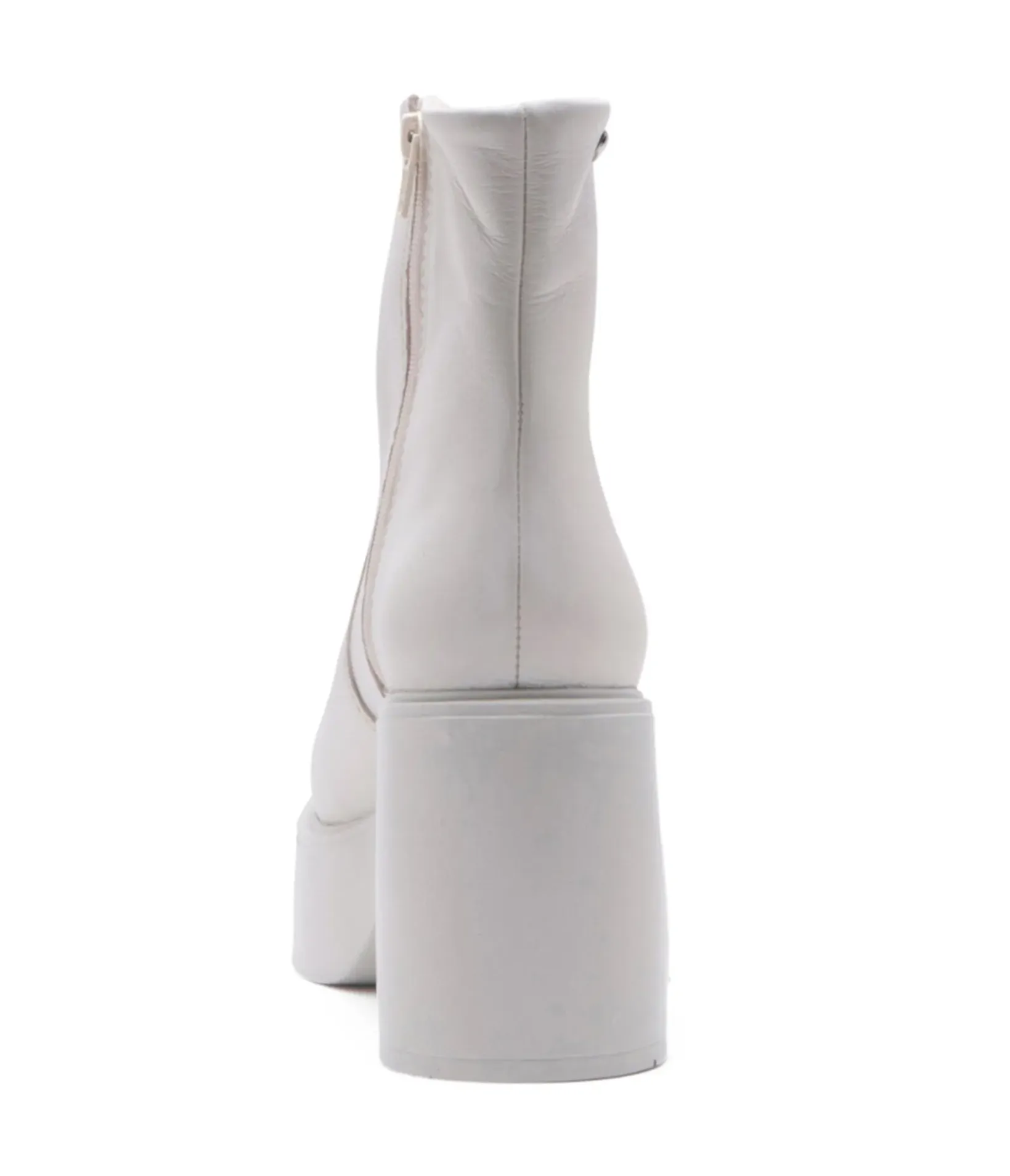 Unique Vintage Boots>Chelsea Crew 1990s White Leather Platform Vanson Boots