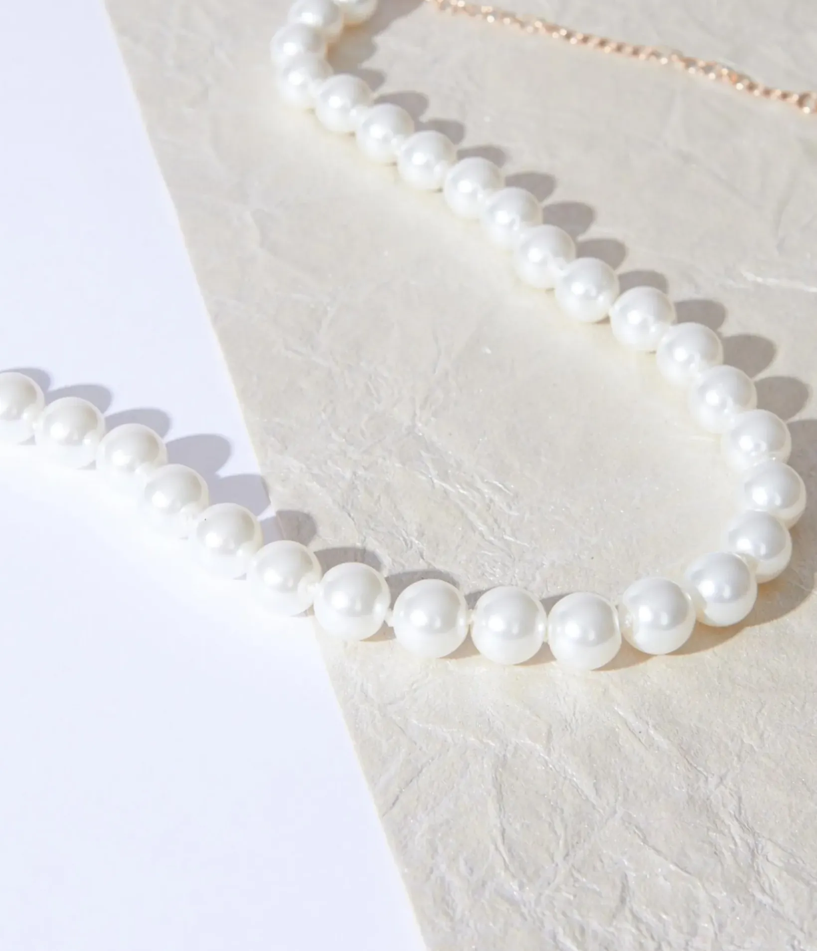 Unique Vintage Special Occasion|Prom Accessories>Chunky Faux Pearl Necklace