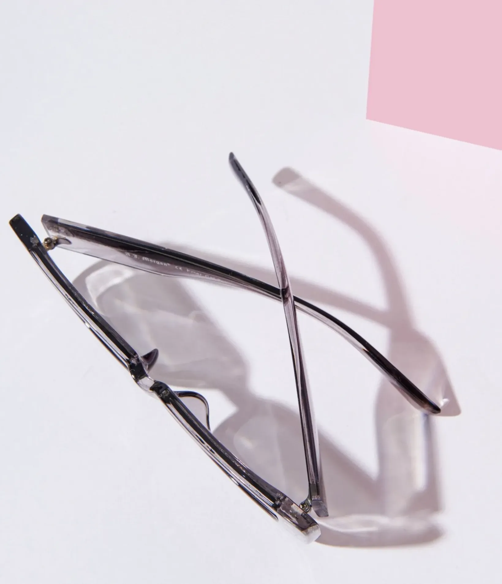 Unique Vintage Sunglasses>Clear Grey & Black Tint Sunglasses