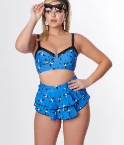 Unique Vintage Swim Tops|Two Piece Swim><noscript><img width=
