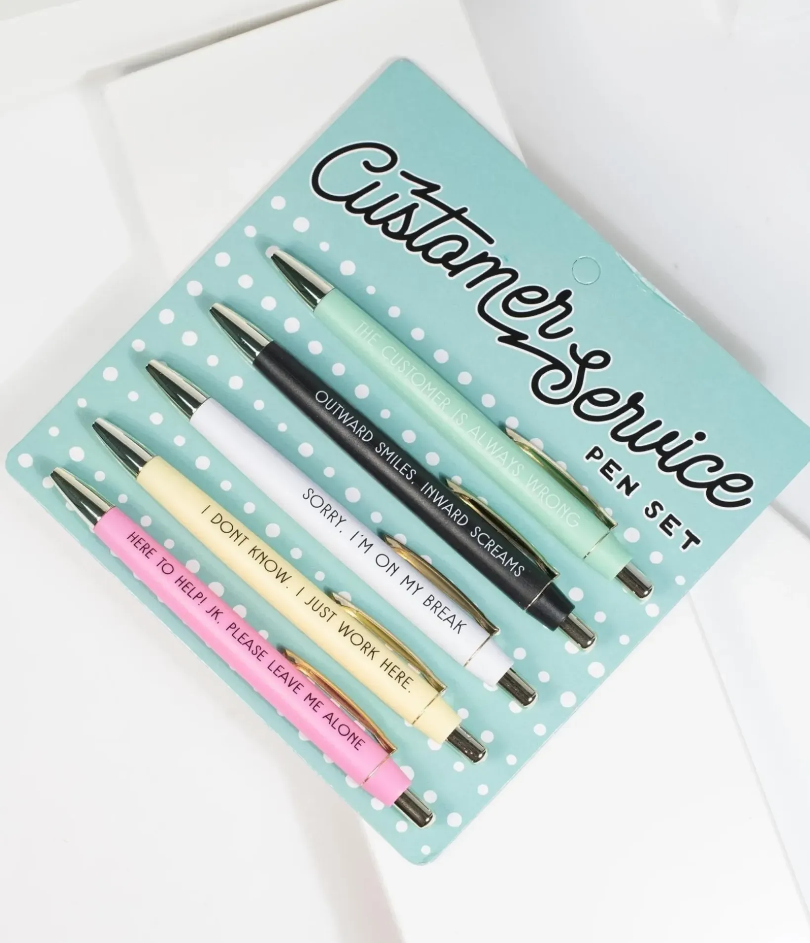 Unique Vintage Gift Under $20|Stationary>Customer Service Pen Set