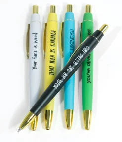 Unique Vintage Gift Under $20|Stationary>Demotivational Ballpoint Pen Set