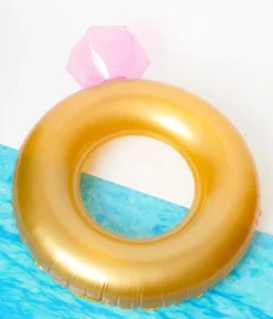 Unique Vintage Bachelorette|Gift Under $20>Diamond Ring Pool Float