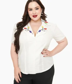 Unique Vintage Blouses|Blouses><noscript><img width=
