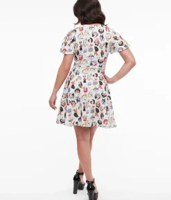 Unique Vintage Fit & Flare|Everyday Dresses><noscript><img width=