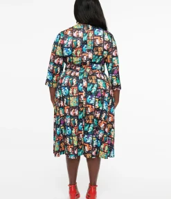 Unique Vintage Fit & Flare|Pocket Dresses><noscript><img width=