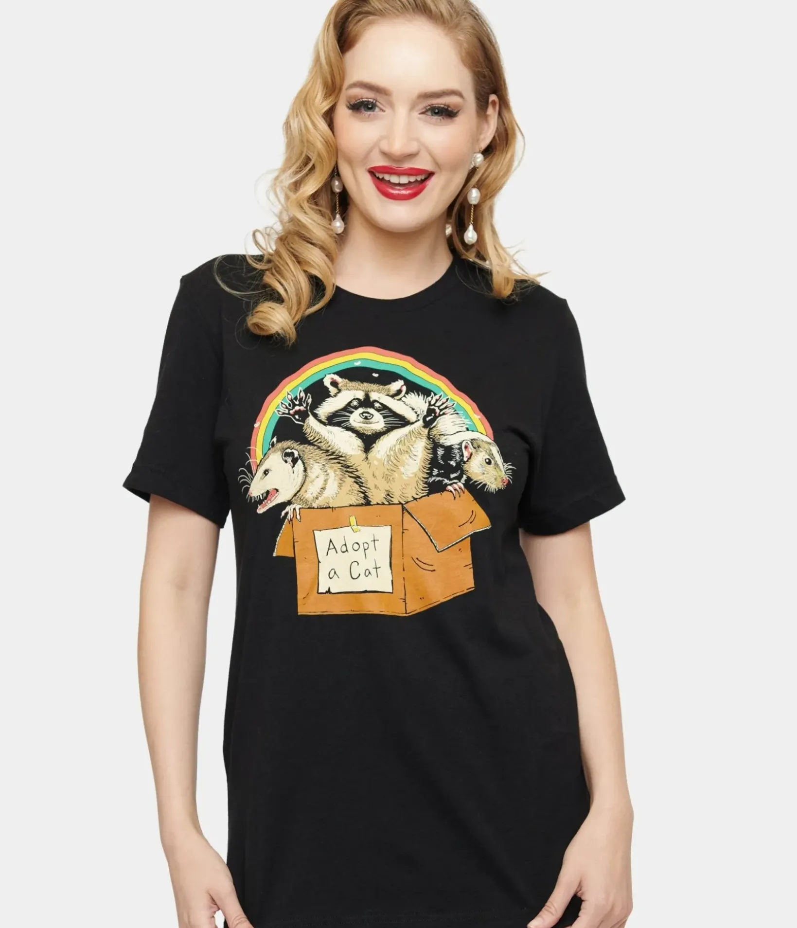 Unique Vintage Graphic Tees>Forbidden Cats Unisex Graphic Tee