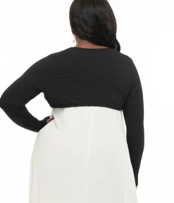 Unique Vintage All Things Black>Foxblood Black Signature Bolero