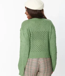 Unique Vintage Sweaters & Cardigans|Work Wear><noscript><img width=