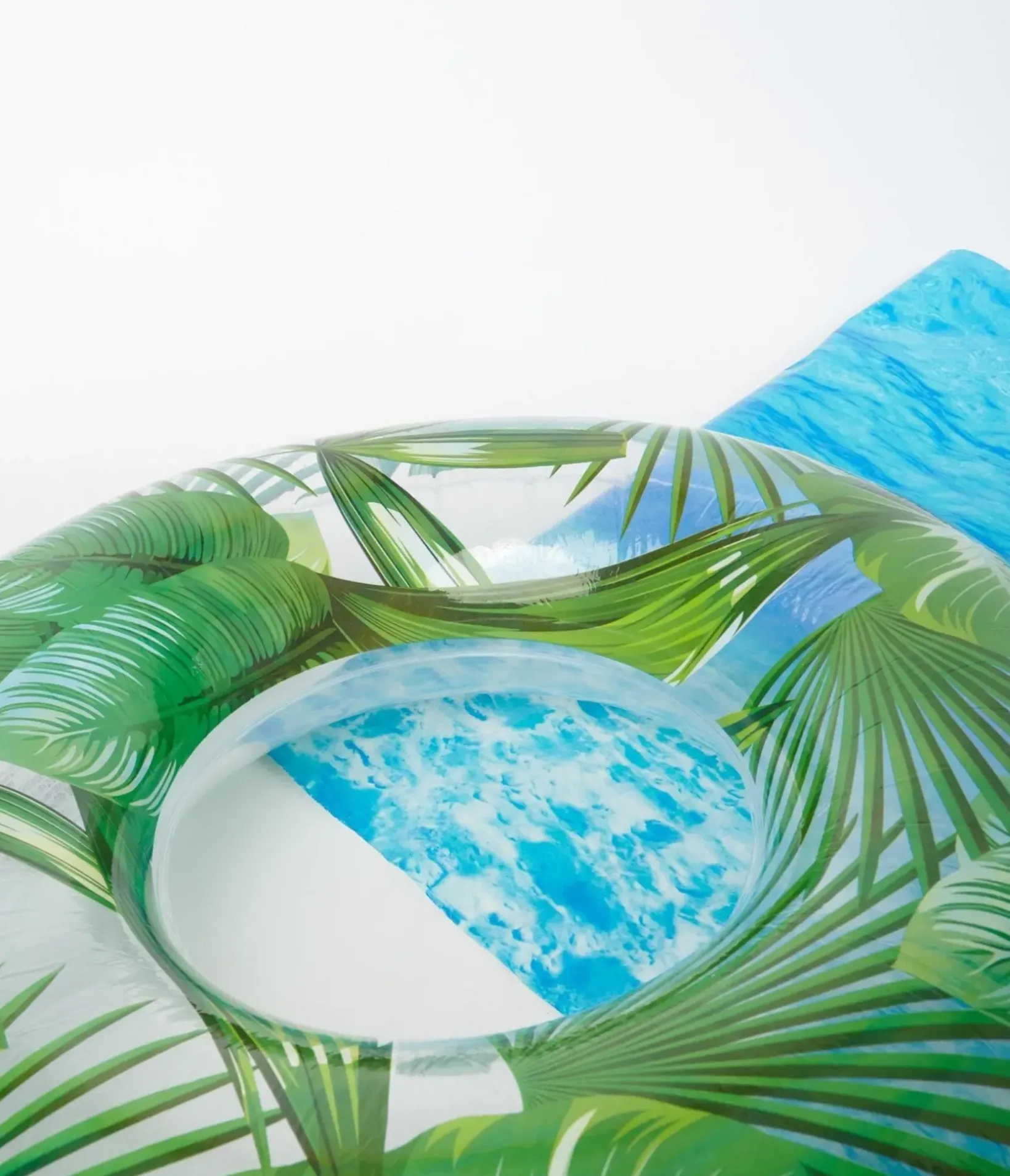 Unique Vintage Bachelorette|Gift Under $20>Green Palm Leaf Giant Inflatable Pool Float