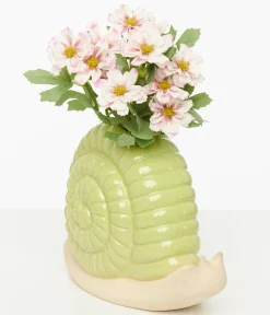 Unique Vintage Gifts For The Home>Green Snail Vase