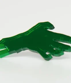 Unique Vintage Halloween|Earrings>Green Zombie Hand Earrings