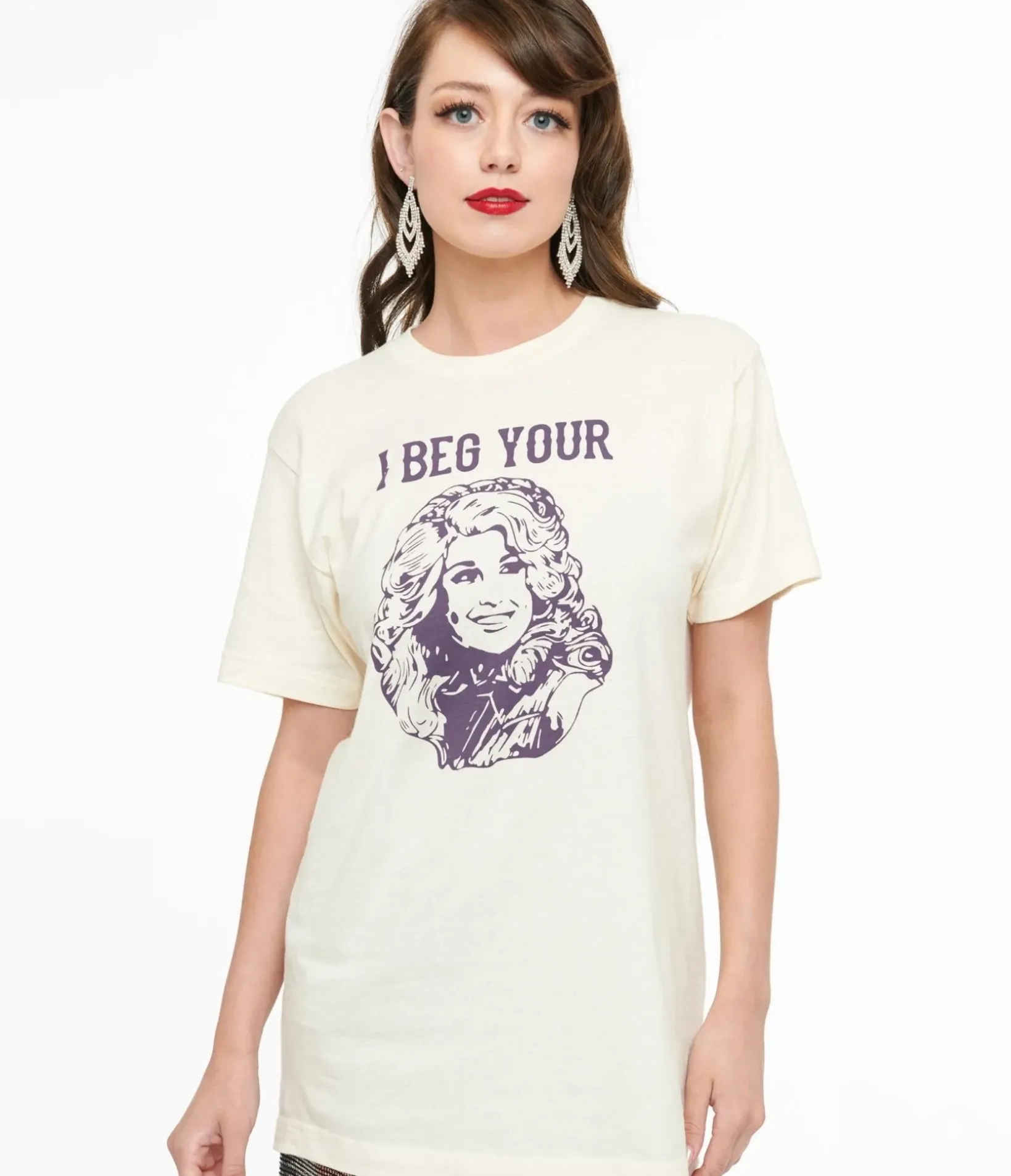 Unique Vintage Graphic Tees|Graphic Tees>I Beg Your Parton Unisex Graphic Tee