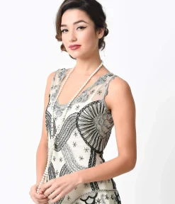 Unique Vintage Special Occasion|Flapper Accessories>Ivory 60" Long Pearl Necklace