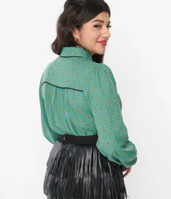 Unique Vintage Blouses|Work Wear><noscript><img width=