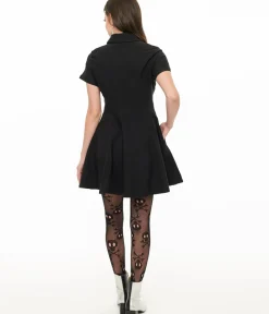 Unique Vintage Pocket Dresses|Everyday Dresses>Killstar Black Nowhere's Ville Mini Dress