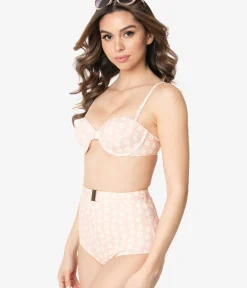 Unique Vintage Swim Tops|Two Piece Swim><noscript><img width=