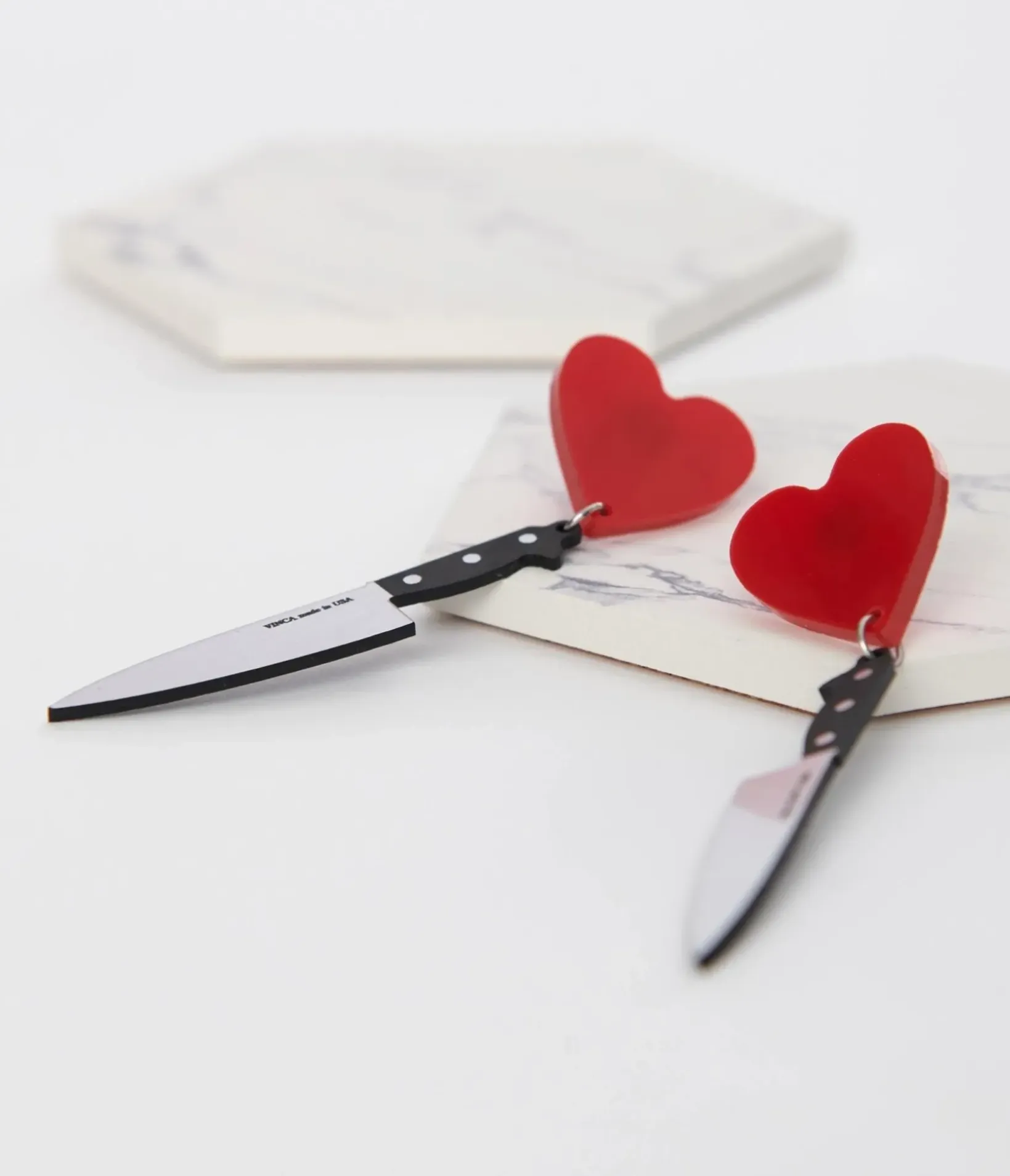 Unique Vintage Earrings>Knife Drop Earrings