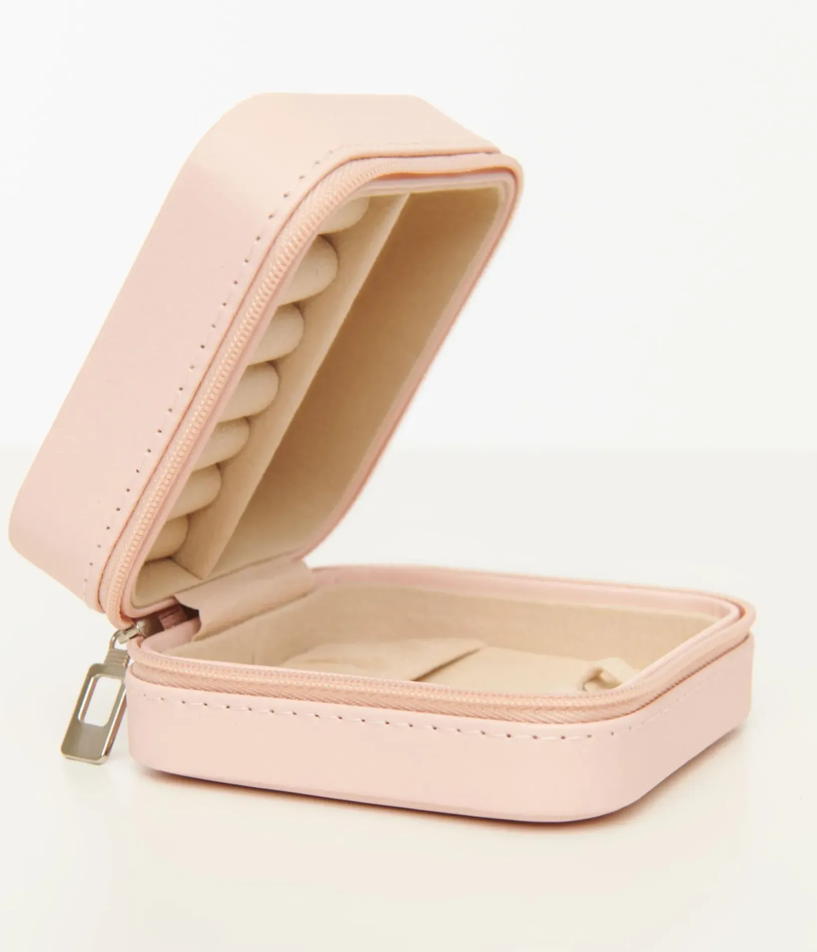 Unique Vintage All Things Pink>Light Pink Matte Christina Jewelry Case