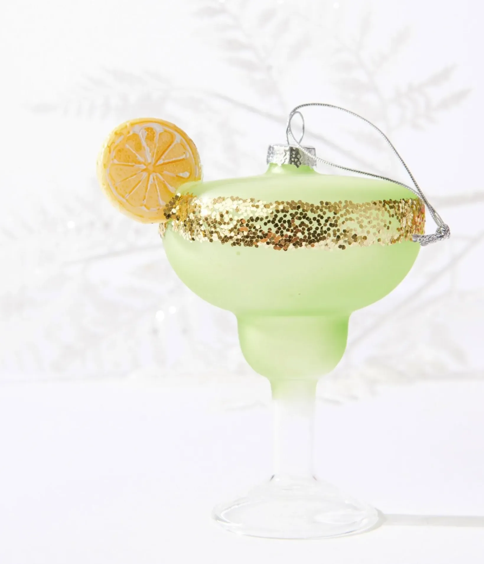 Unique Vintage Gifts For The Home|Gift Under $20>Lime Margarita Glass Ornament