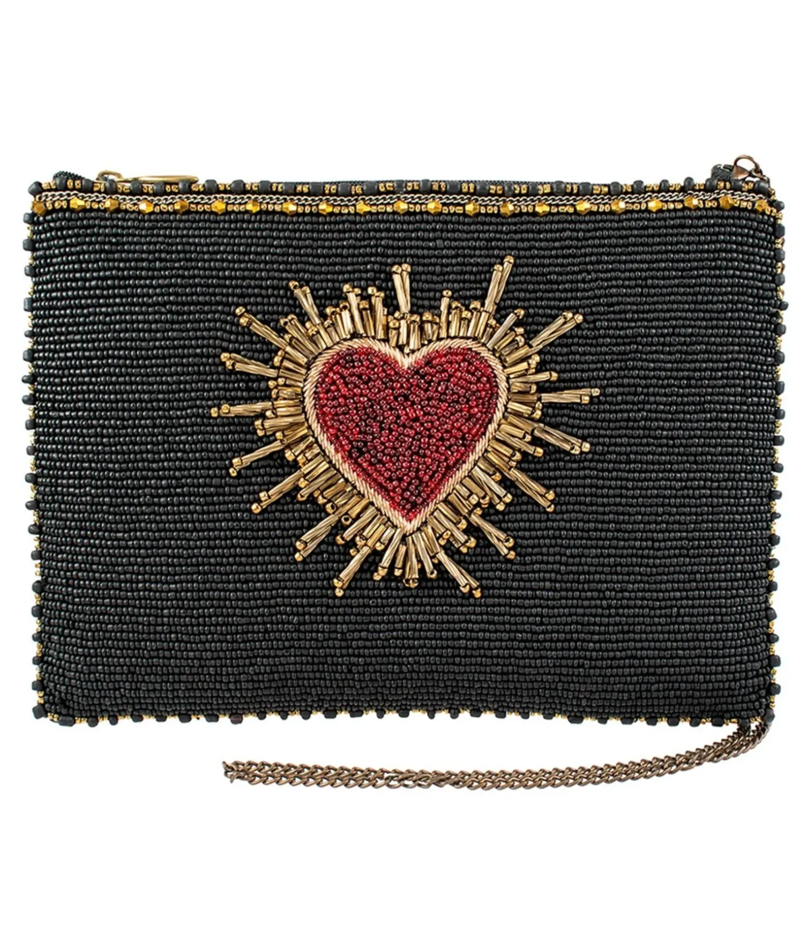 Unique Vintage Novelty Bags>Mary Frances Affection Mini Crossbody Clutch