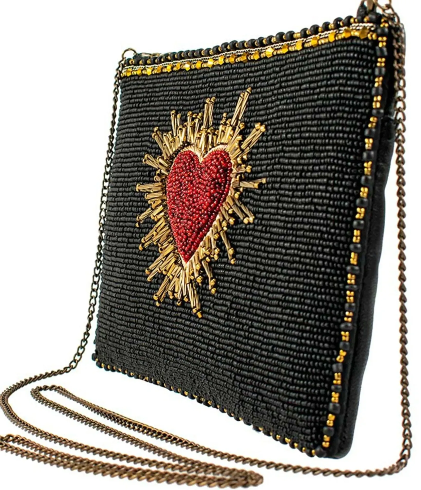 Unique Vintage Novelty Bags>Mary Frances Affection Mini Crossbody Clutch