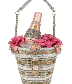 Unique Vintage Bachelorette|Novelty Bags>Mary Frances Champagne On Ice Handbag