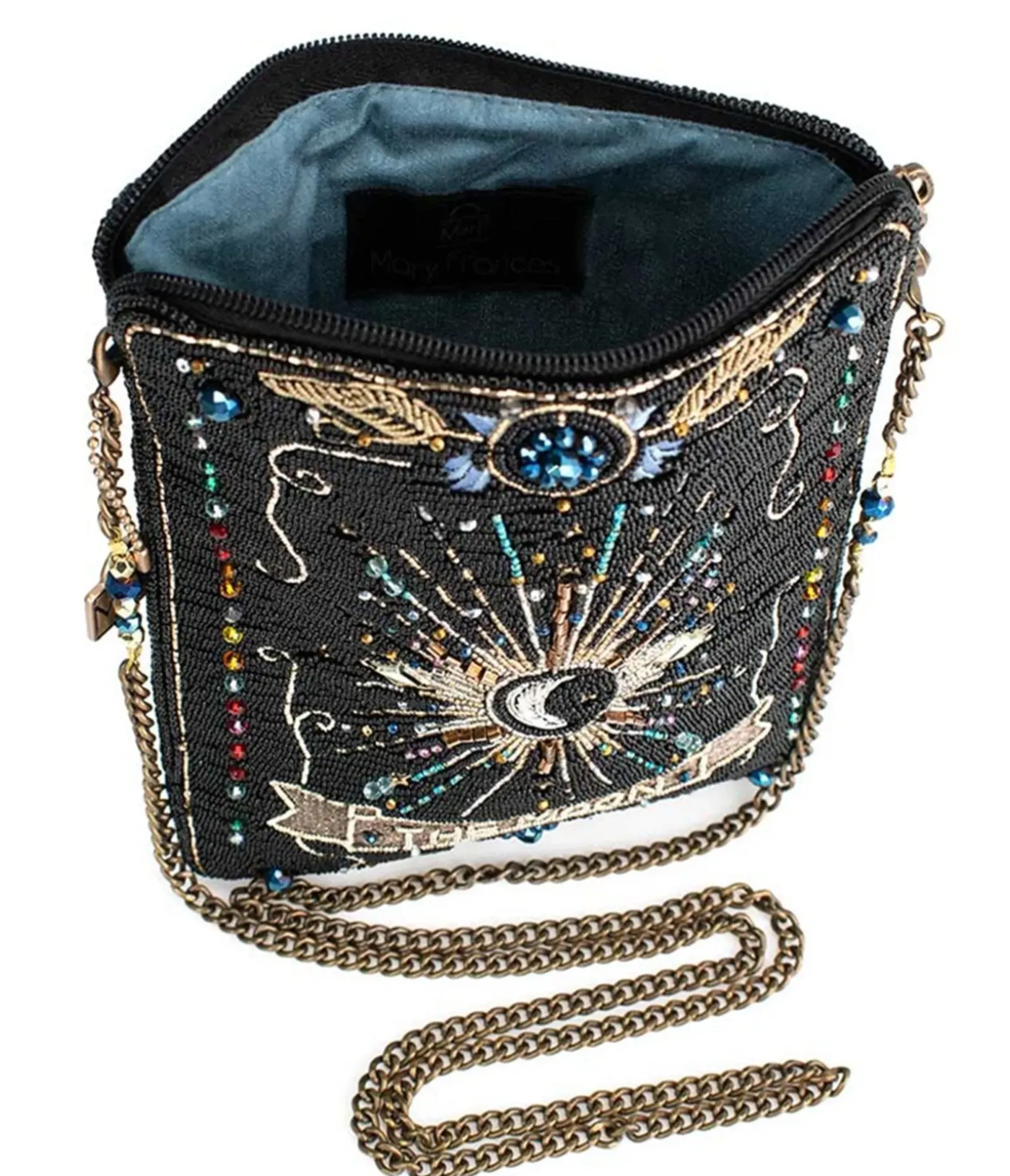 Unique Vintage Novelty Bags>Mary Frances Moonstruck Mini Crossbody Bag
