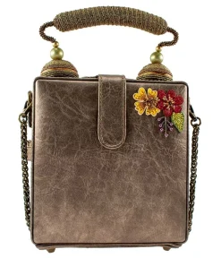 Unique Vintage Novelty Bags>Mary Frances Time of Your Life Clock Handbag