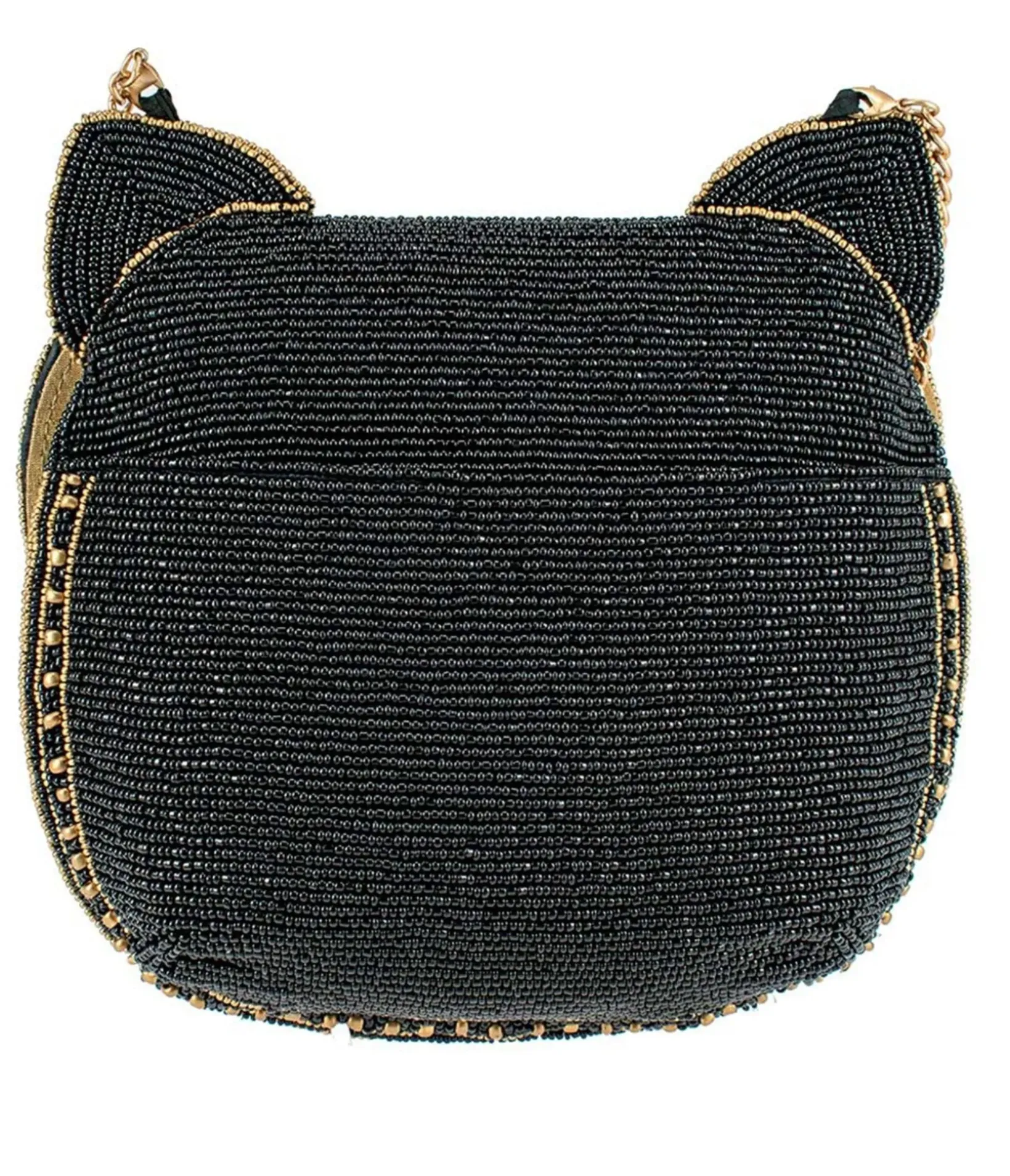 Unique Vintage Novelty Bags>Mary Frances Whiskers Cat Crossbody Bag