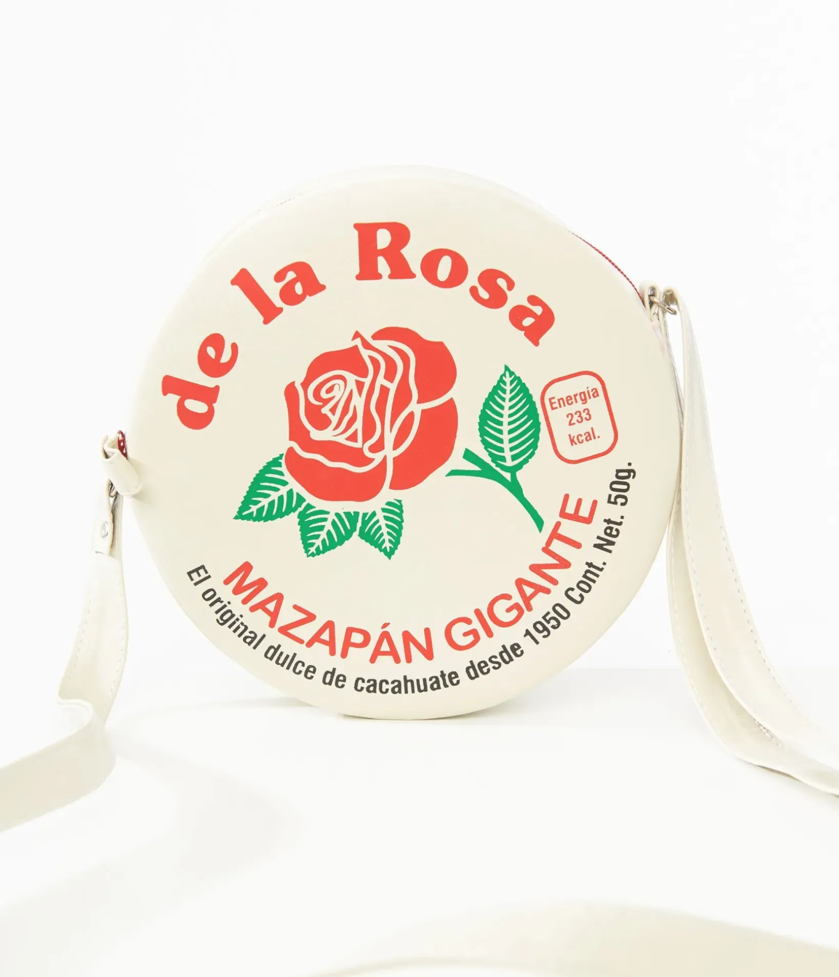 Unique Vintage Novelty Bags>Mexican Mazapan Leatherette Crossbody Bag