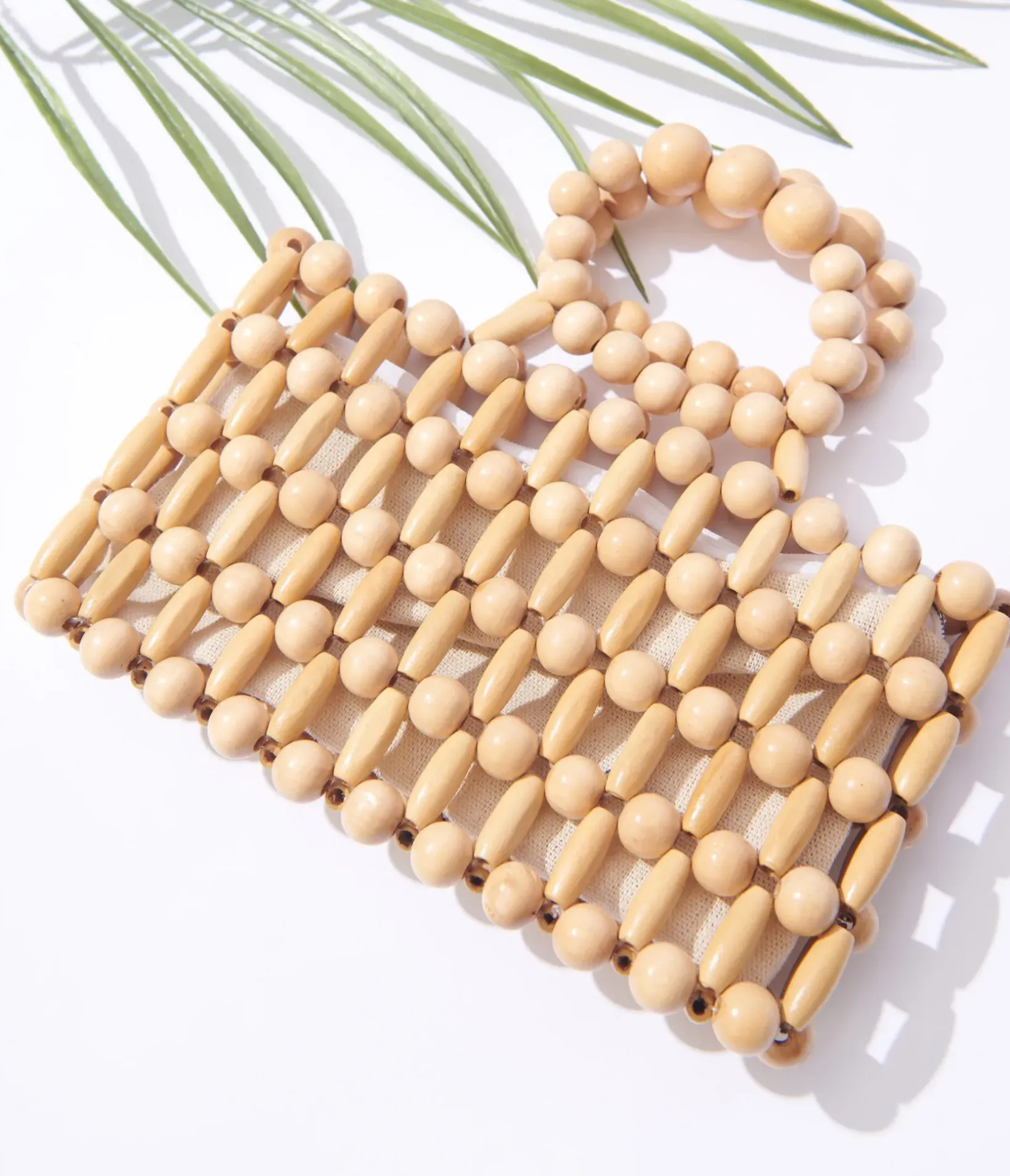 Unique Vintage Honeymoon Outfits|Novelty Bags>Mini Wood Beaded Handbag