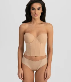 Unique Vintage Special Occasion|Prom Accessories>Mocha Backless Strapless Brie Bridal Bra