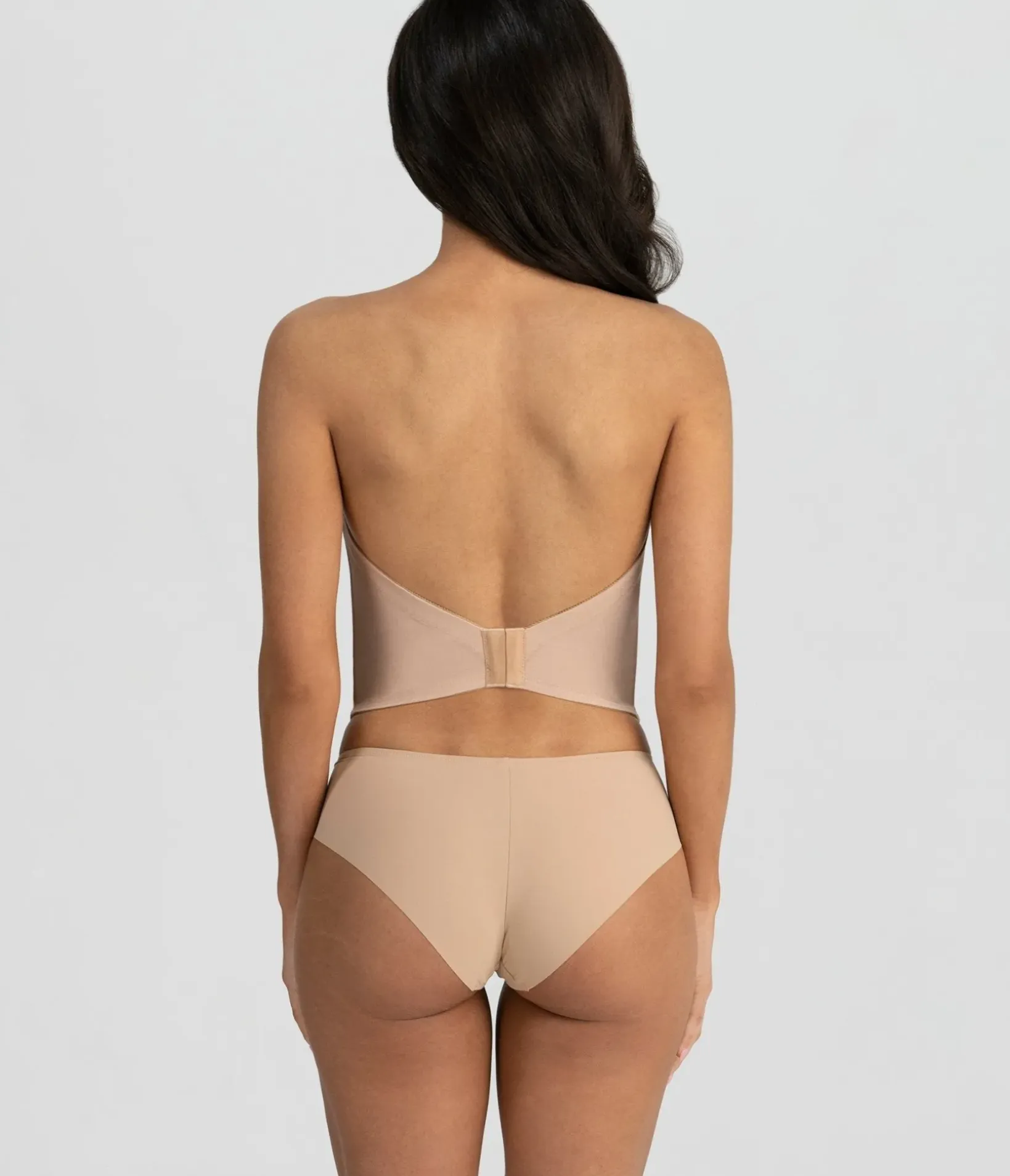 Unique Vintage Special Occasion|Prom Accessories>Mocha Backless Strapless Brie Bridal Bra