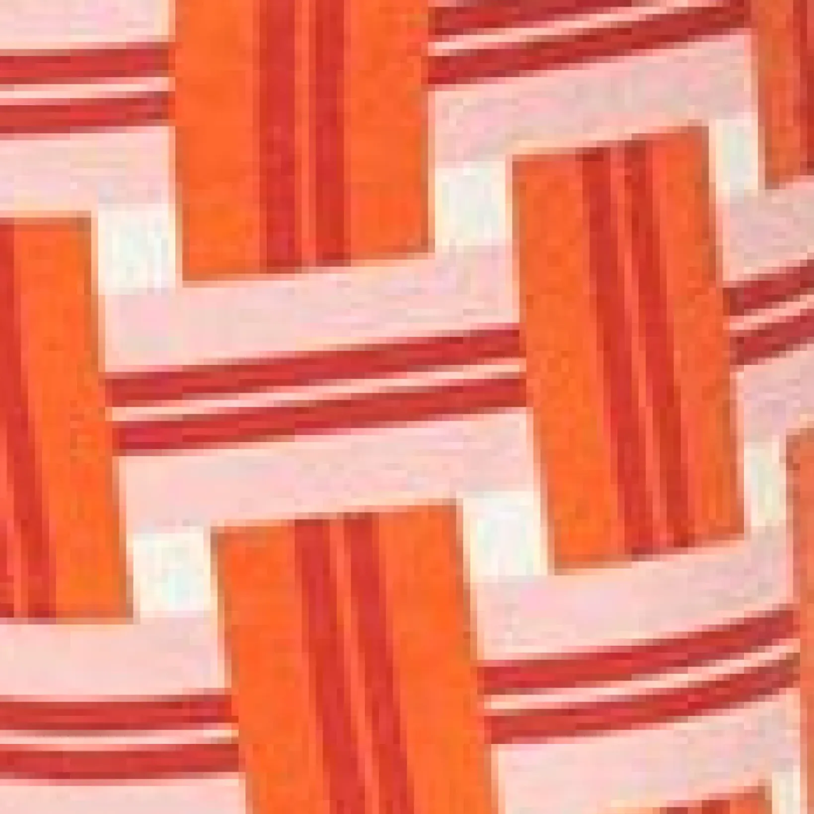 Unique Vintage All Things Red>Orange & Red Basket Plaid Pajama Bottoms